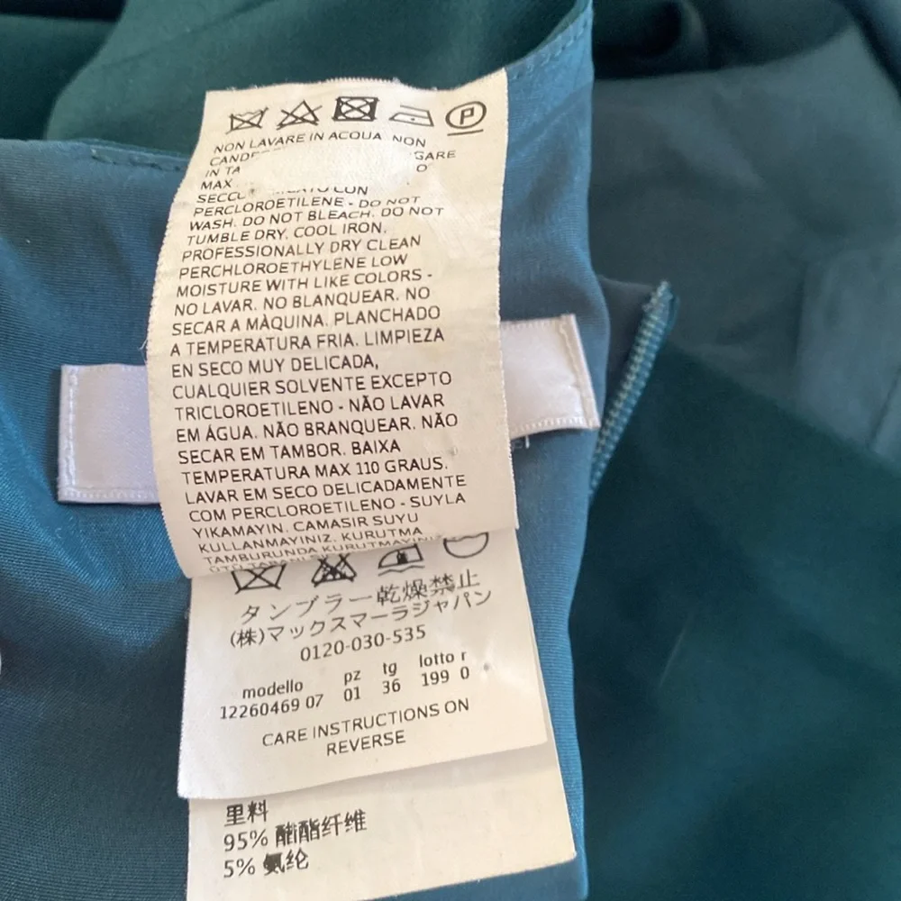 MaxMara 2 Wool Ruched Dress - Picture 10 of 12